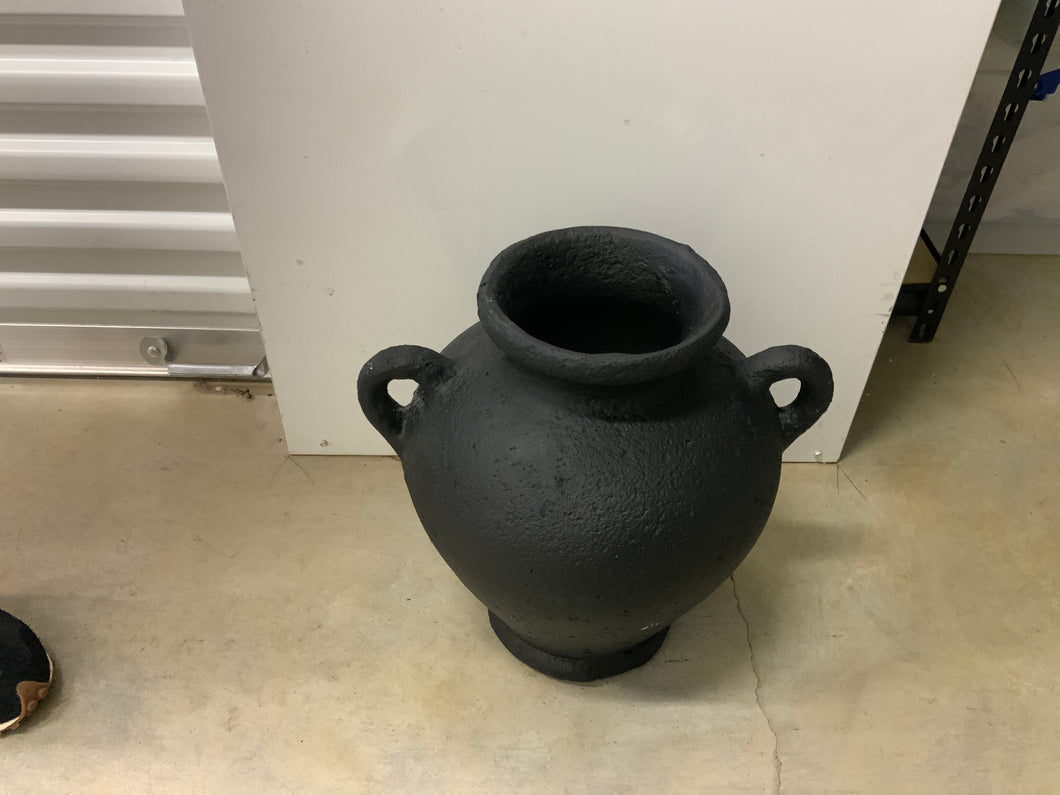 Black cement jug