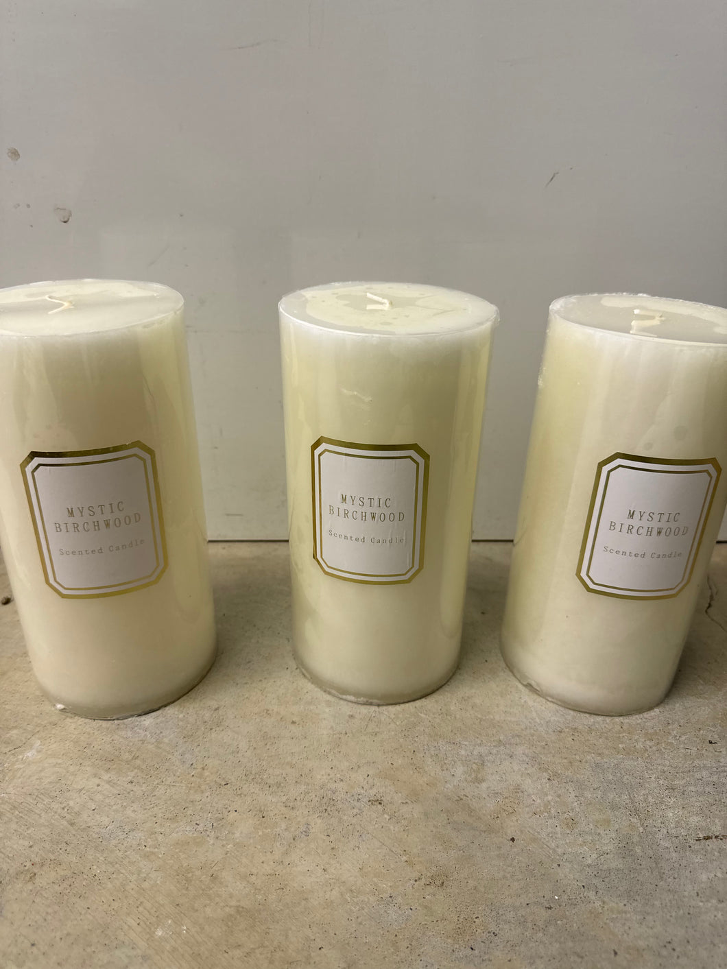 Ivory candles priced each