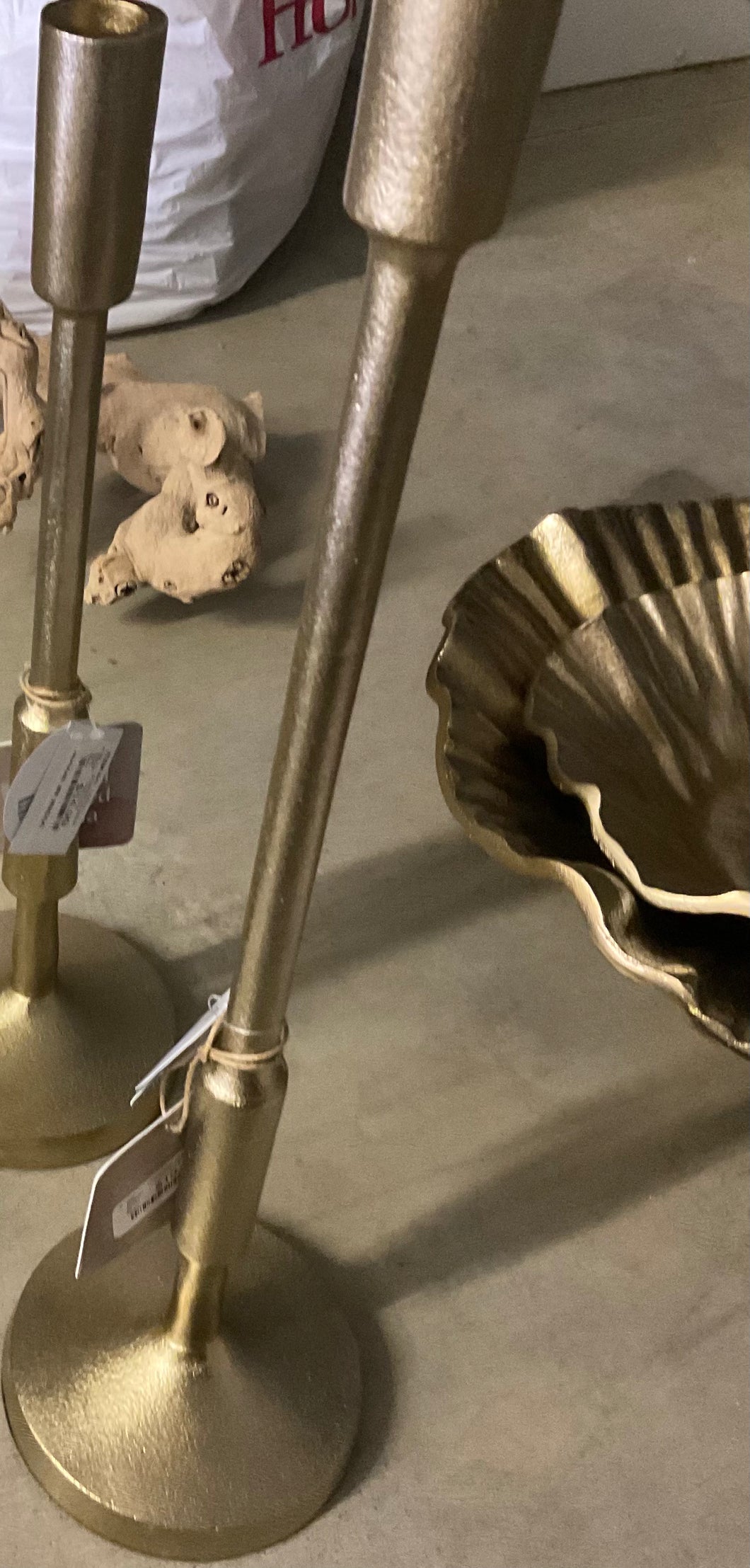 Brass (tall) candlestick